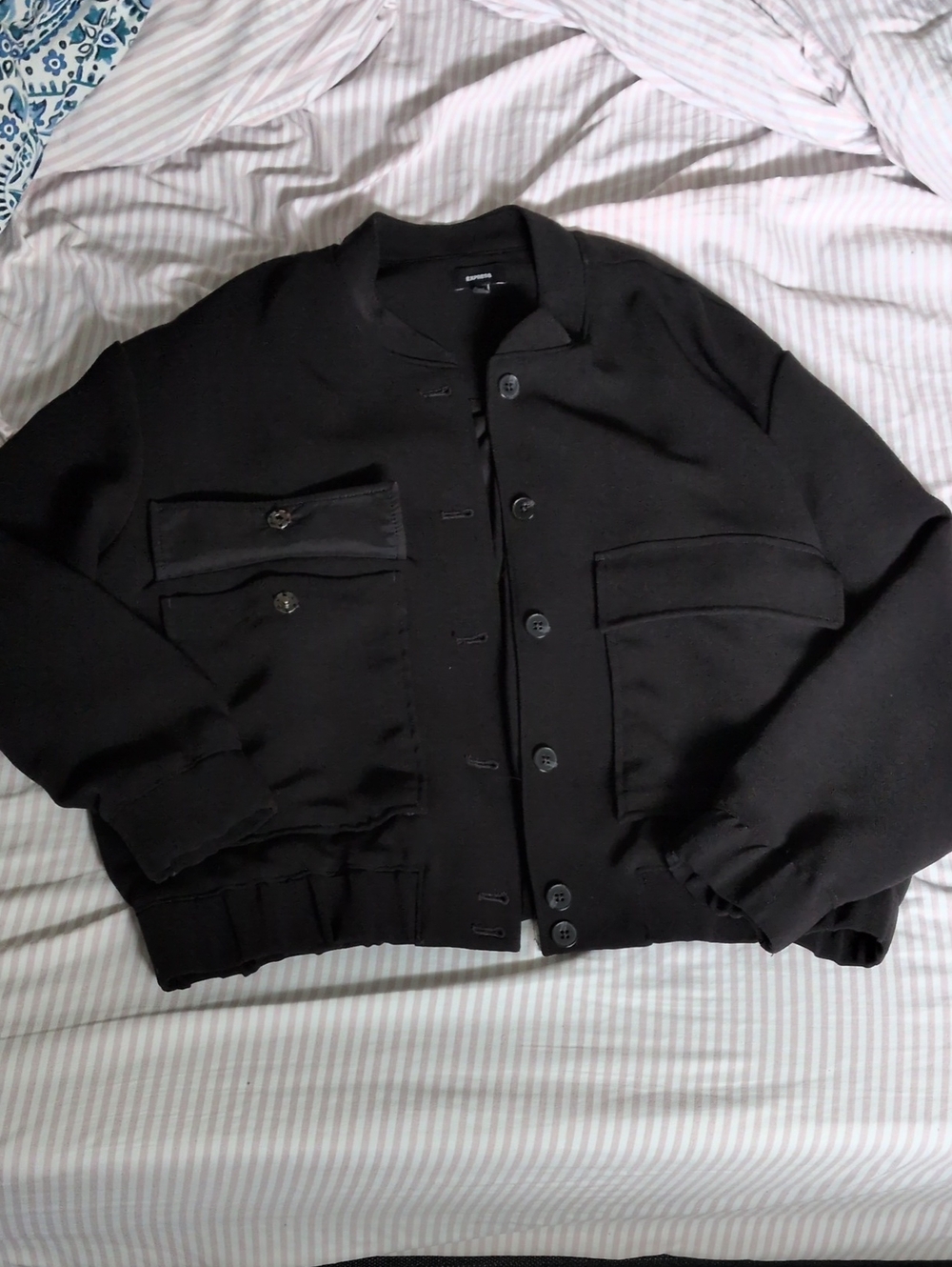 Express Bomber Jacket Black